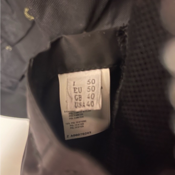 Moschino Embroidered Flower Bomber Jacket, Black~ Unisex - Picture 5 of 5